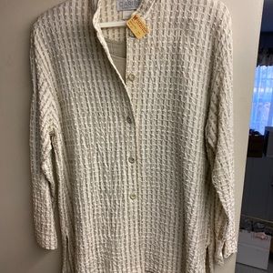 Casual Button Up Shirt w Tank M